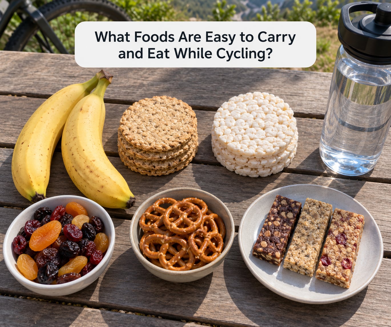 What Foods Are Easy to Carry and Eat While Cycling?