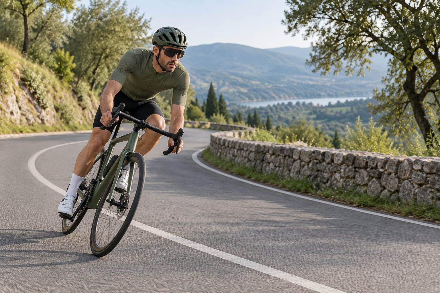 how to corner on a road bike