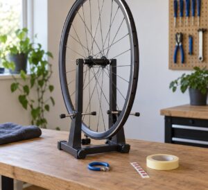 how to true a wheel at home