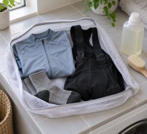 how to wash cycling kit properly