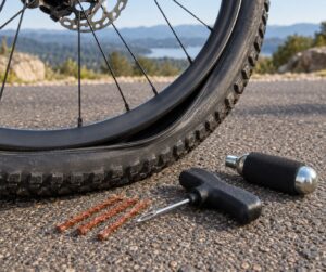 how to fix a tubeless flat on the road