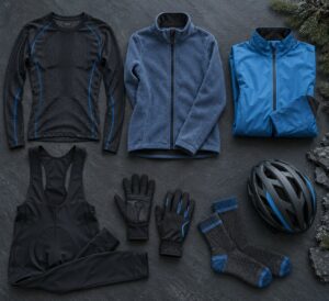 how to dress for cold weather cycling
