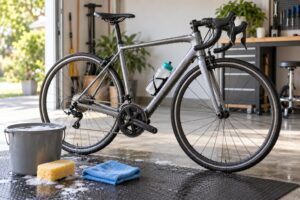 how to wash a road bike