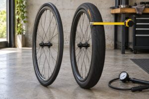 wider tires vs narrow tires on road bikes