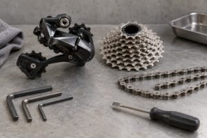 how to adjust rear derailleur