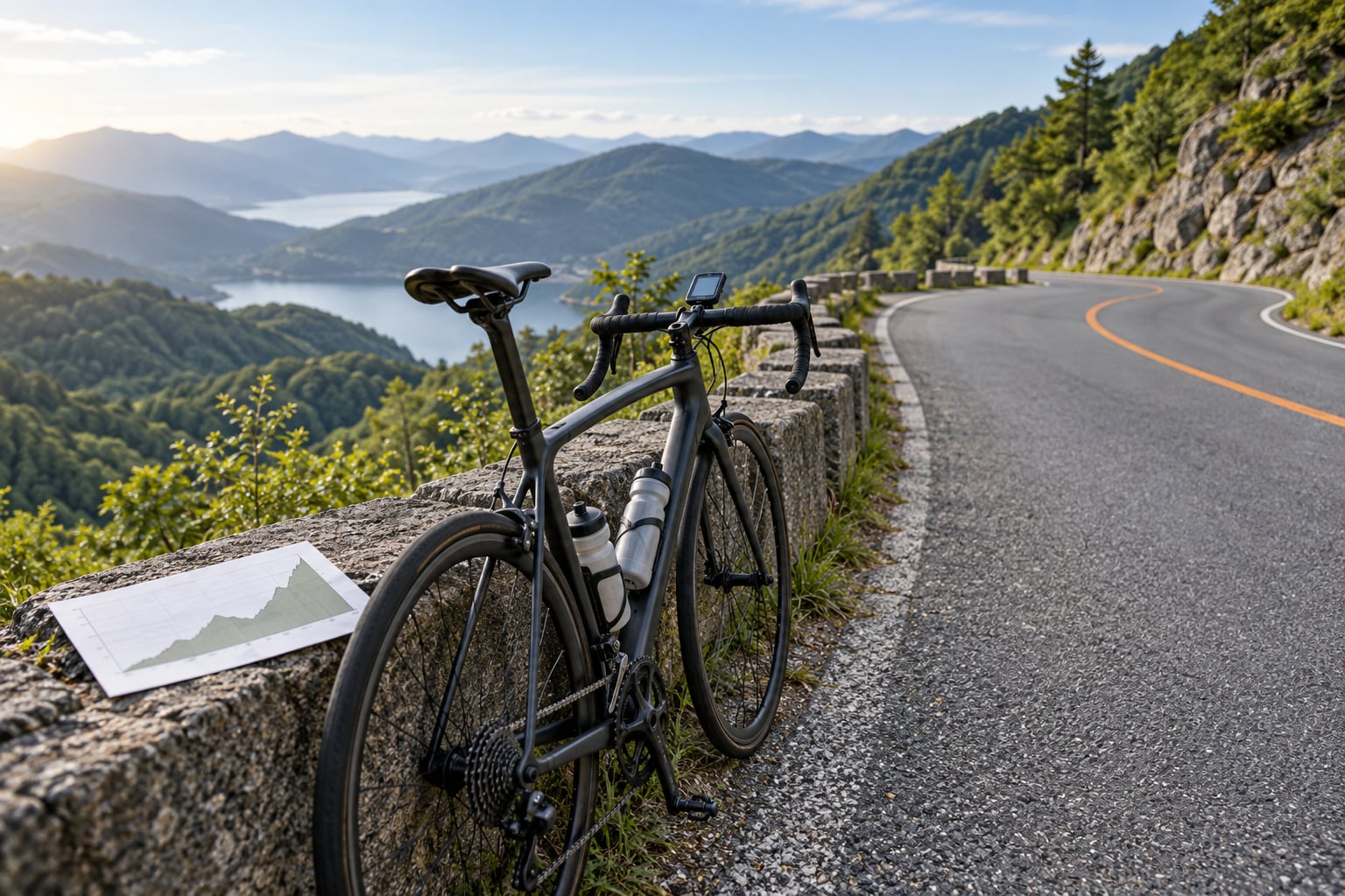how to pace a long climb on a bike