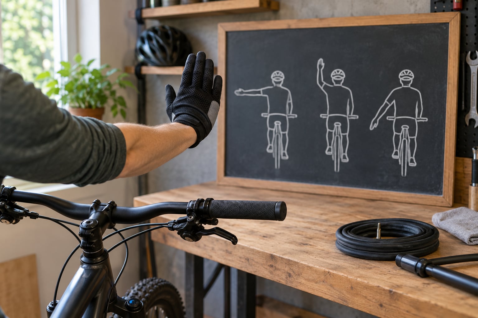 hand signals for group rides