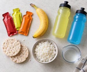 how many carbs per hour cycling