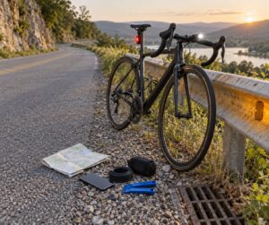 how to ride on roads with no shoulder