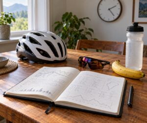 what to log in a cycling training diary