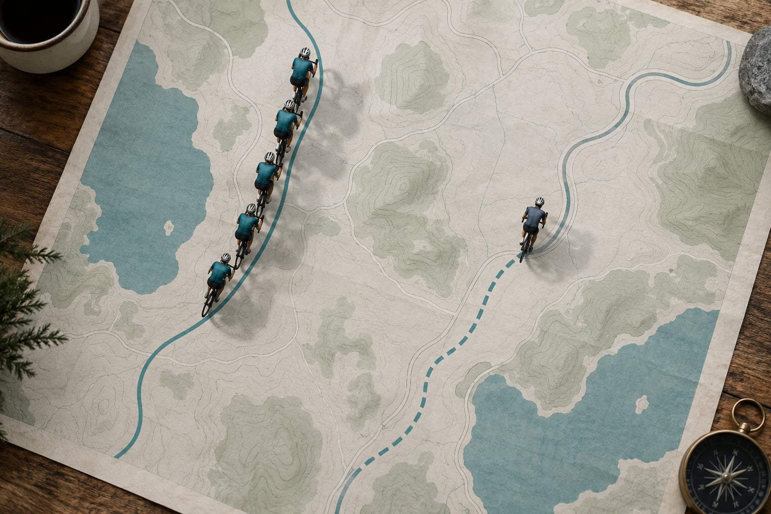 why group rides are faster than solo rides