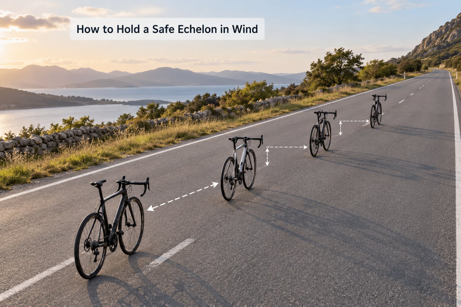 How to Hold a Safe Echelon in Wind