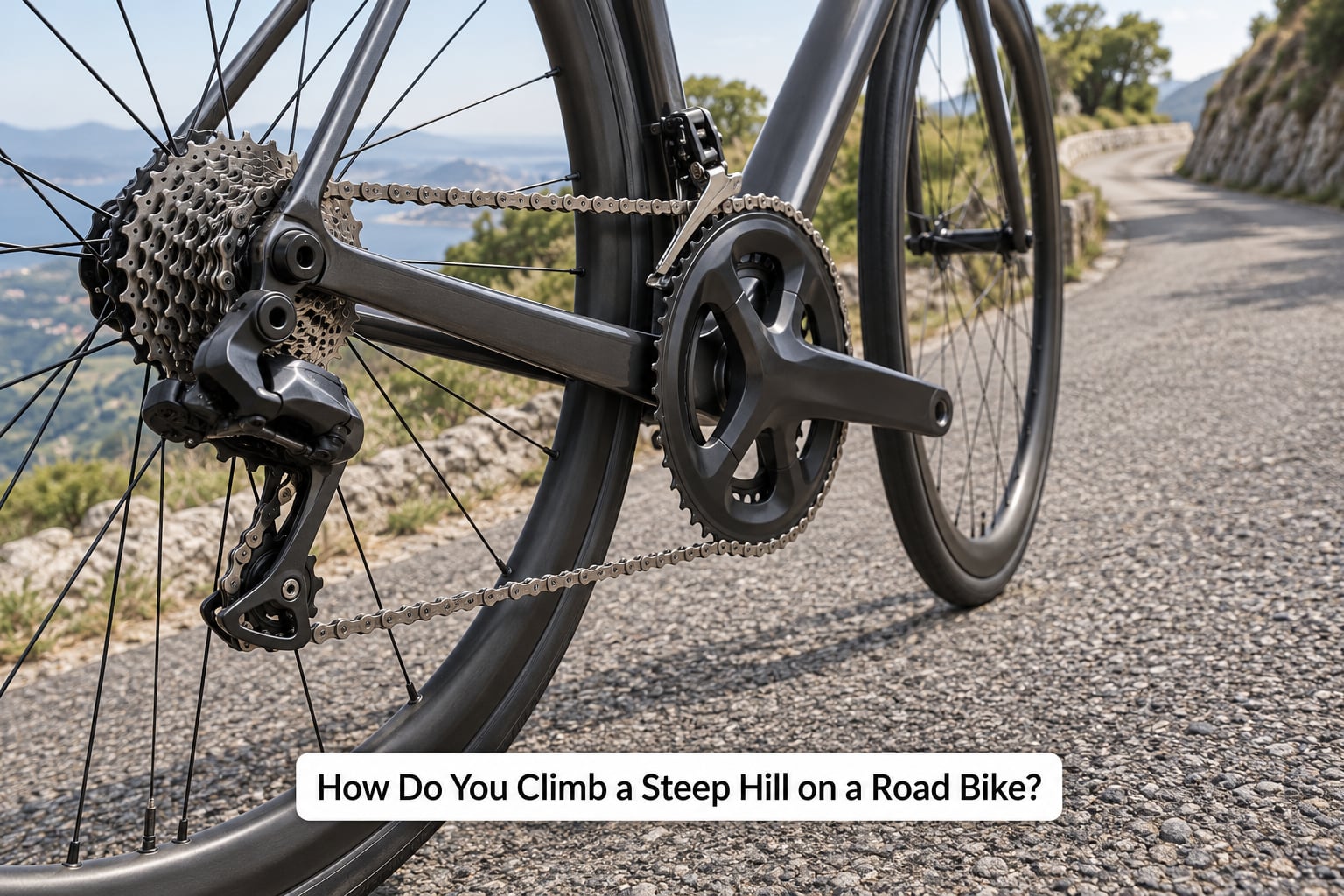 How Do You Climb a Steep Hill on a Road Bike?