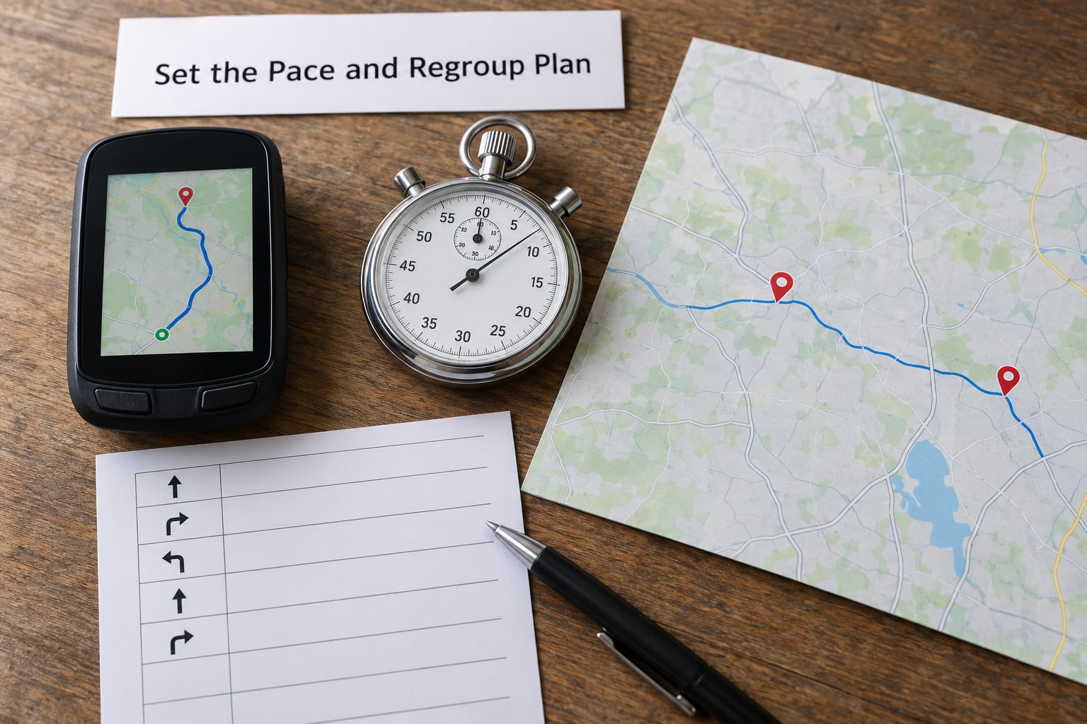 Set the Pace and Regroup Plan