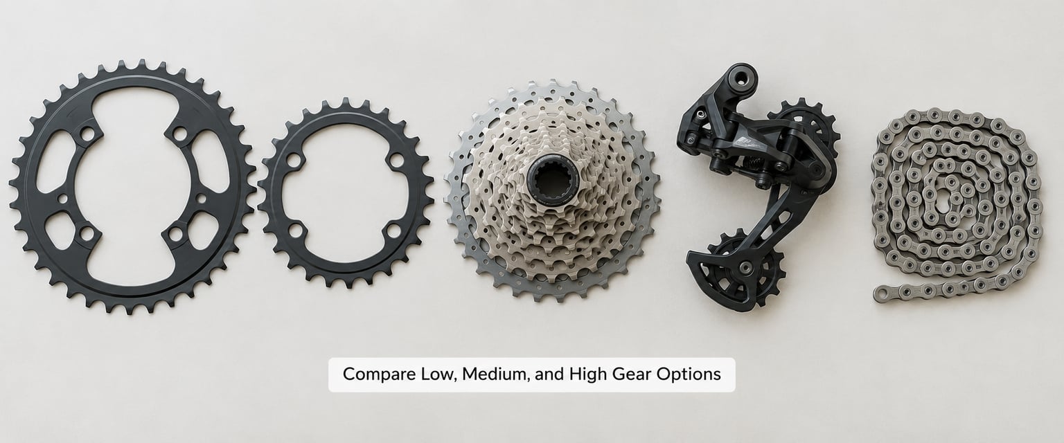 Compare Low, Medium, and High Gear Options
