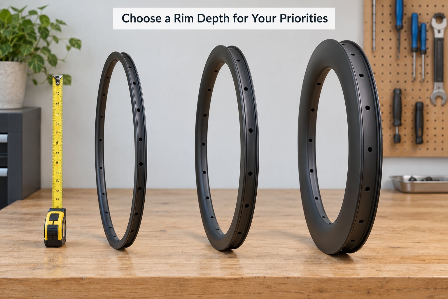 Choose a Rim Depth for Your Priorities