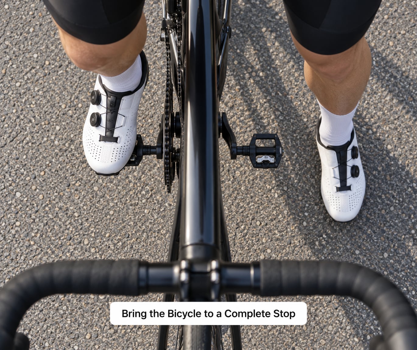 Bring the Bicycle to a Complete Stop