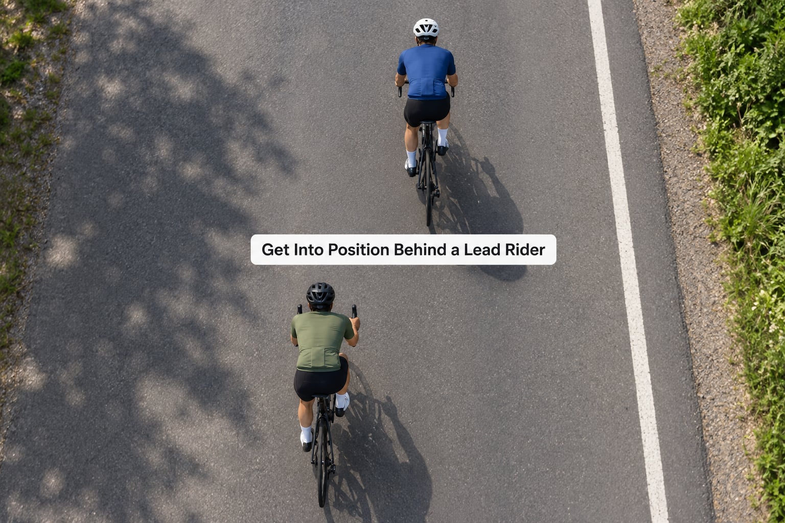 Get Into Position Behind a Lead Rider