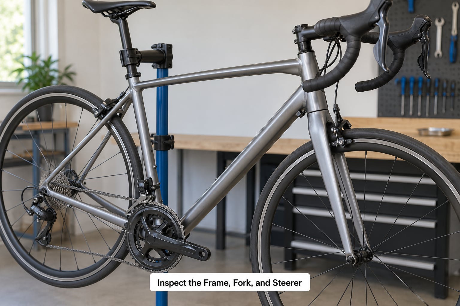 Inspect the Frame, Fork, and Steerer