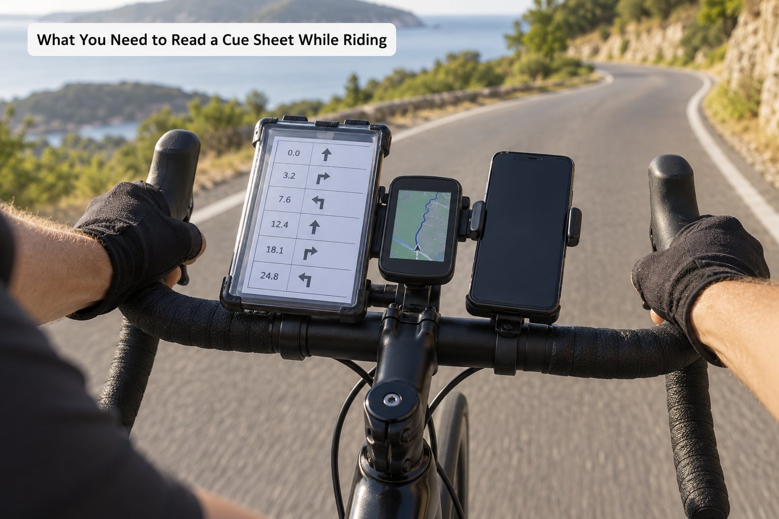 What You Need to Read a Cue Sheet While Riding