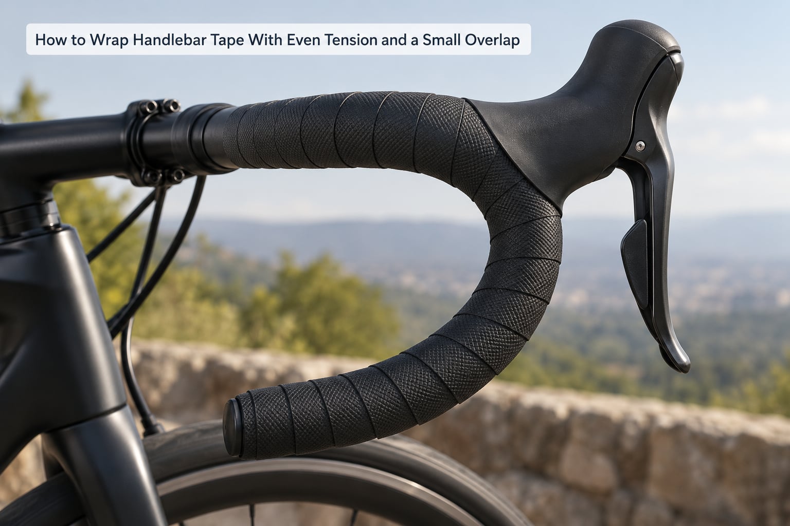 How to Wrap Handlebar Tape With Even Tension and a Small Overlap