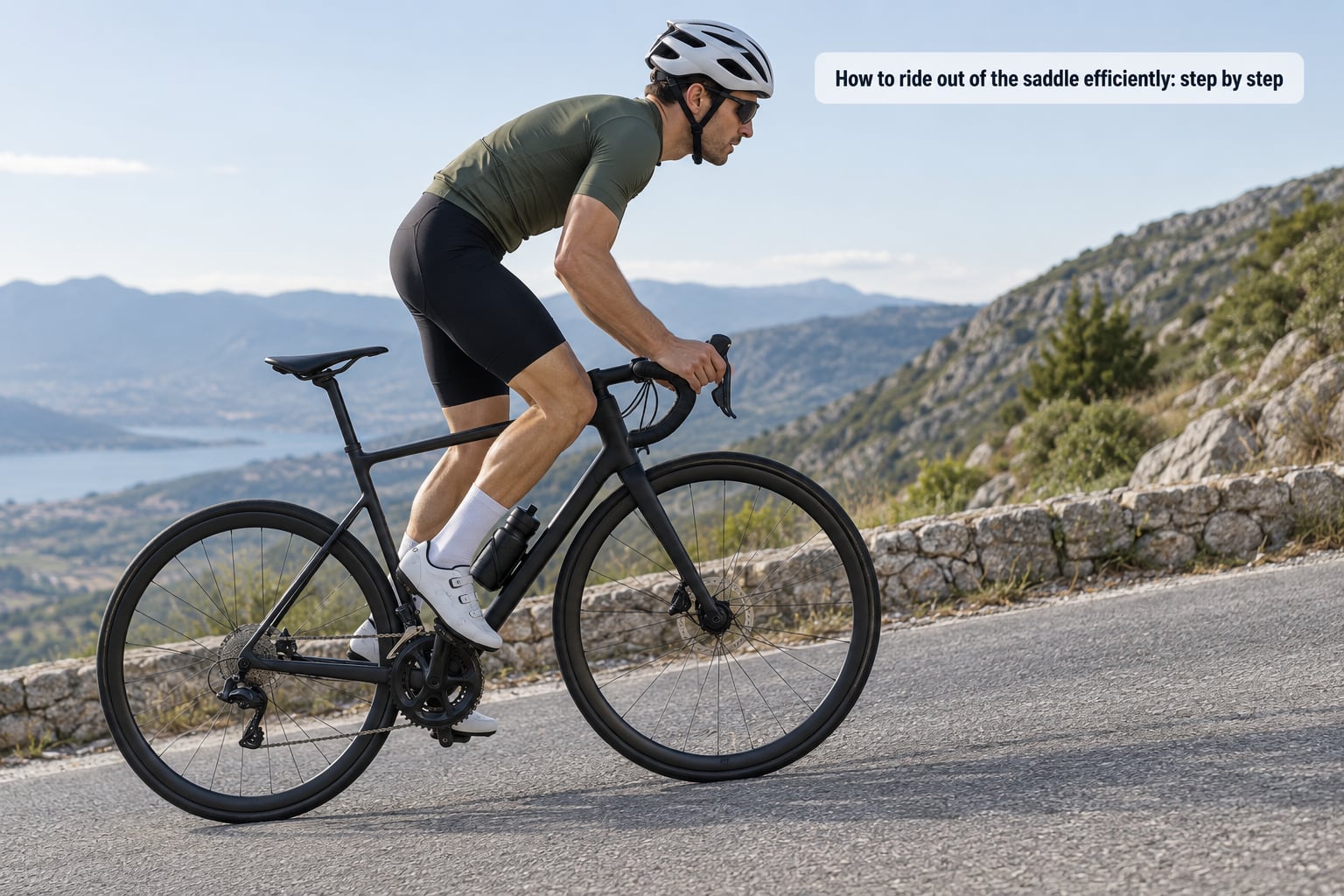 How to ride out of the saddle efficiently: step by step