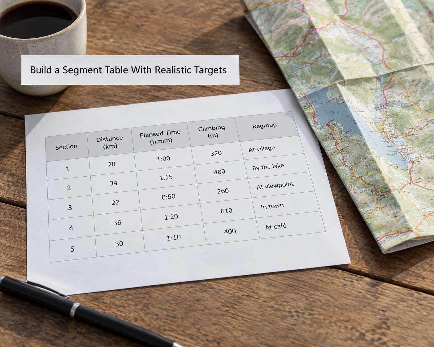 Build a Segment Table With Realistic Targets