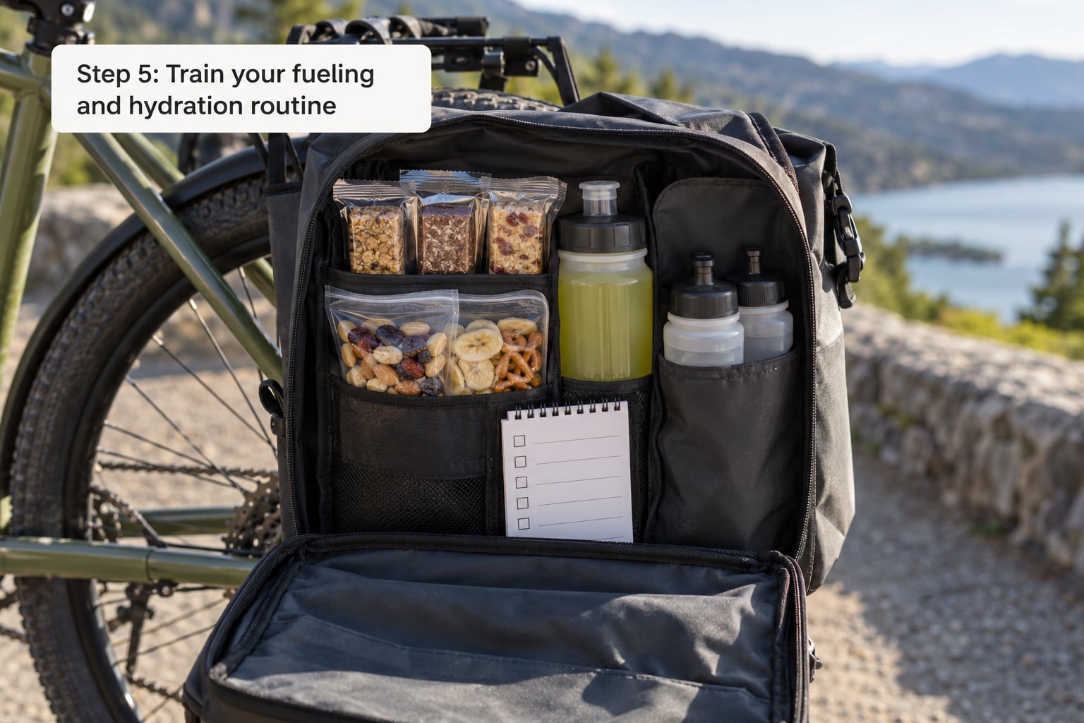 Step 5: Train your fueling and hydration routine