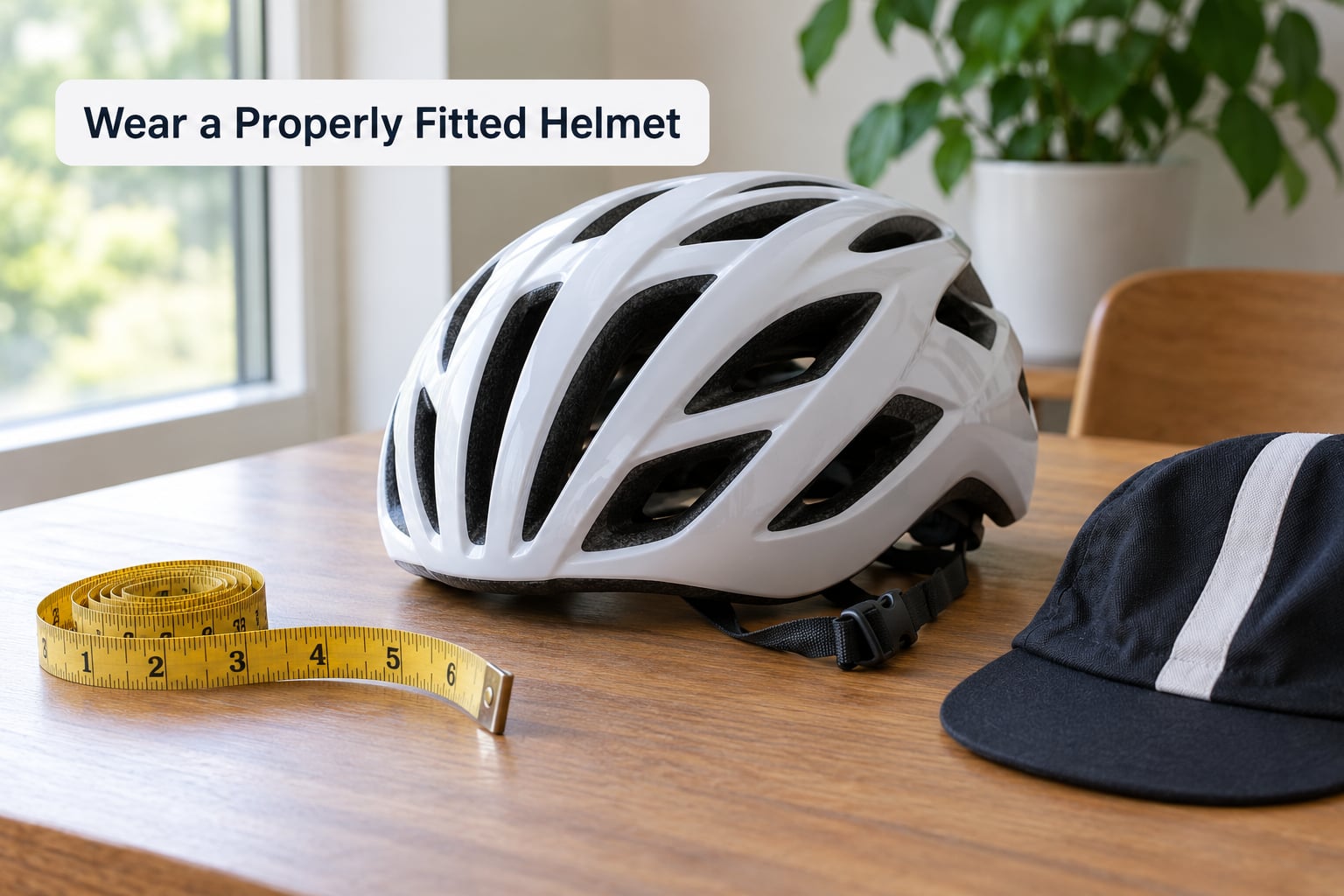 Wear a Properly Fitted Helmet