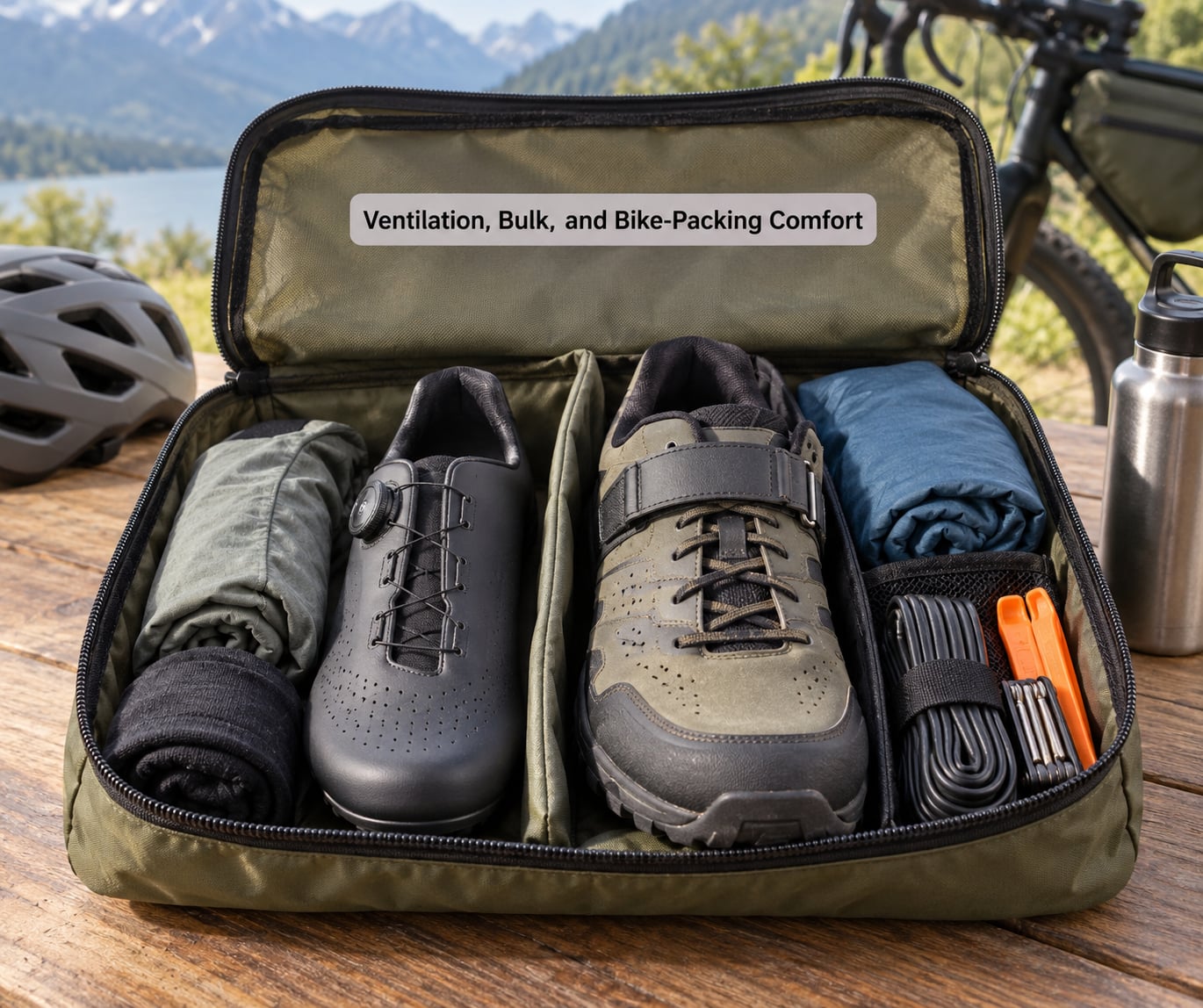 Ventilation, Bulk, and Bike-Packing Comfort