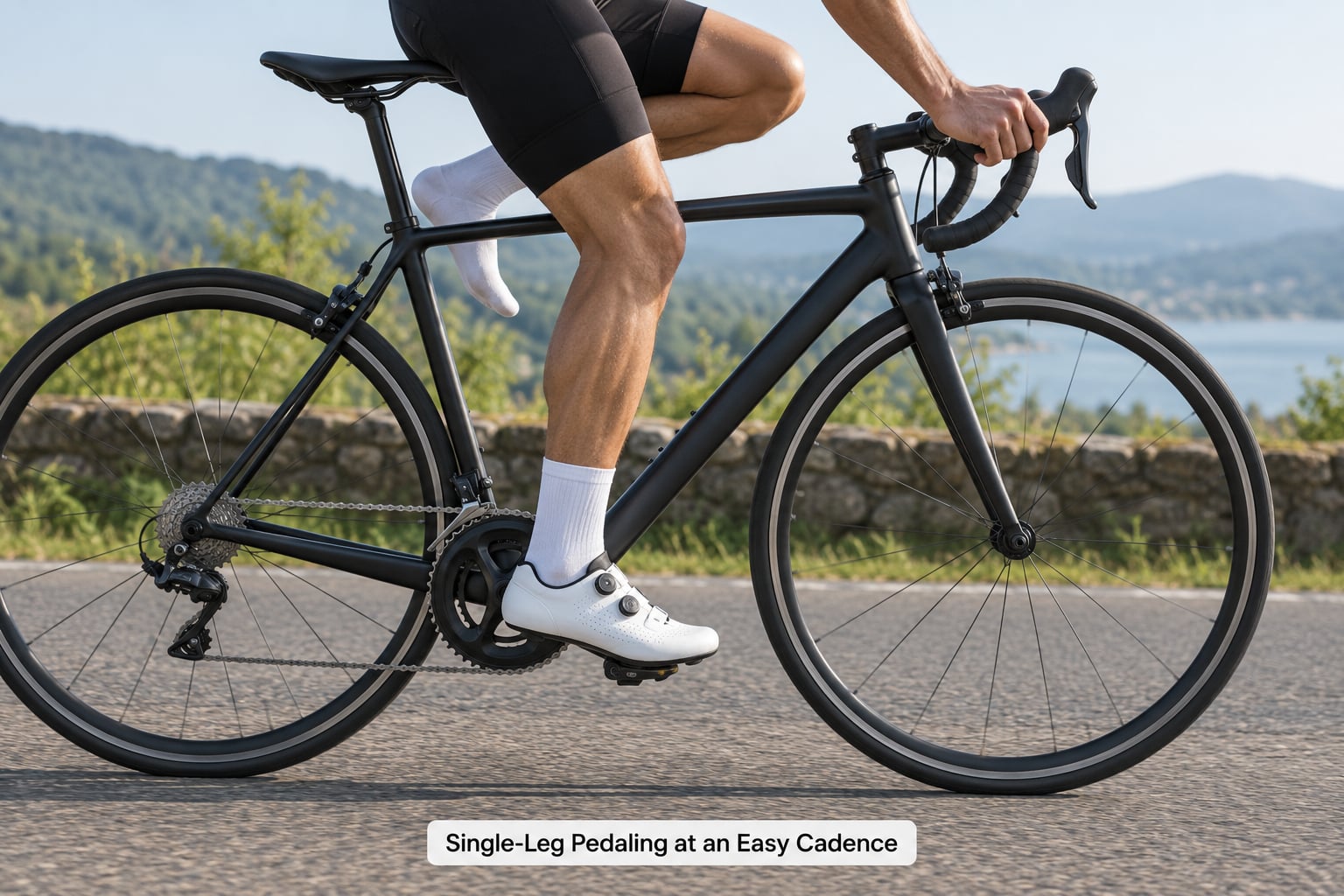 Single-Leg Pedaling at an Easy Cadence