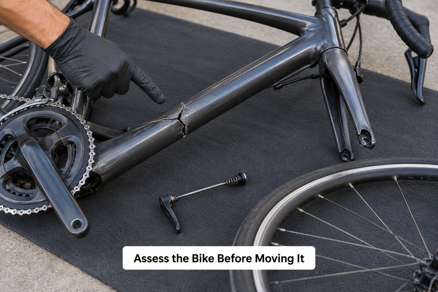 Assess the Bike Before Moving It